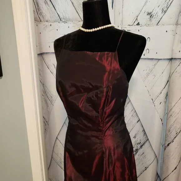 Acetate Formal Dress size 7 - Picture 5 of 12